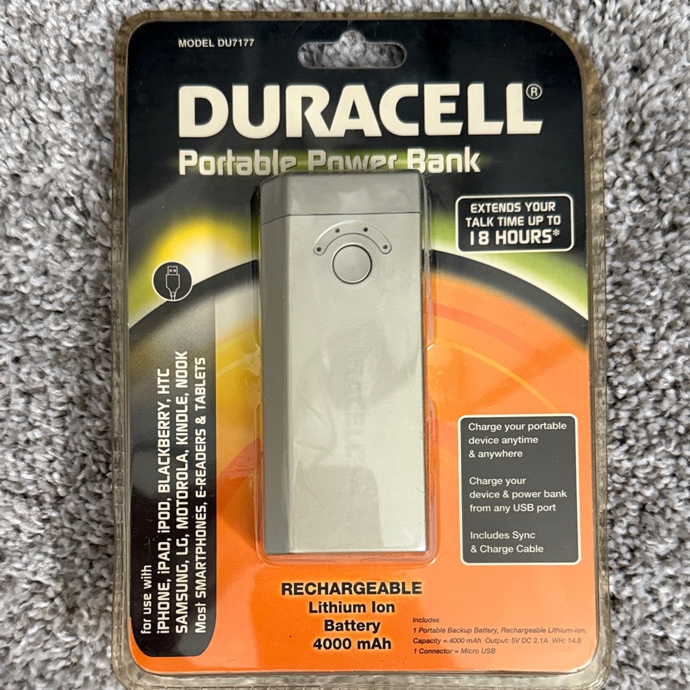 Duracell DU7177 Portable Power Bank